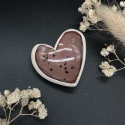 Worry stones - Grenat coeur