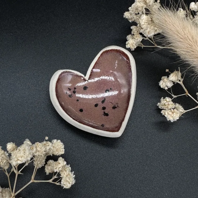 Worry stones - Grenat coeur