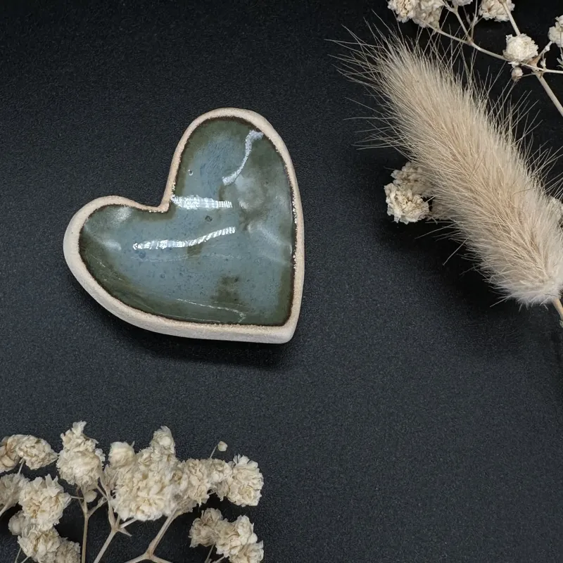 Worry stones - Denim coeur