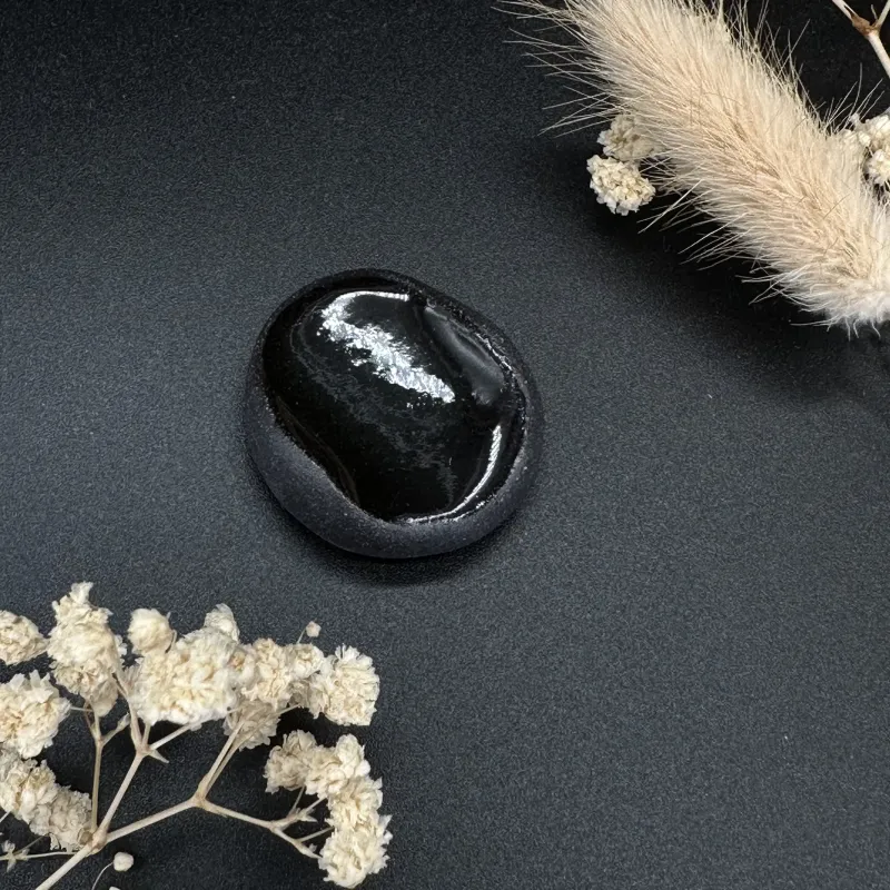 Worry stones noires - Onyx