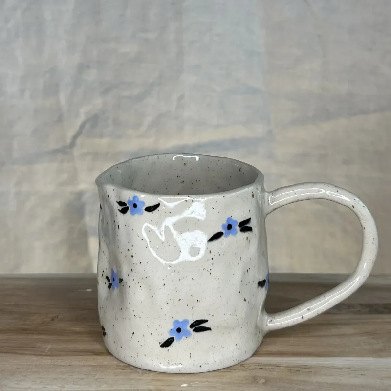 Mug "Fleurs bleues"