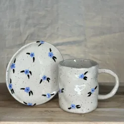 Mon petit café "Fleur bleue"