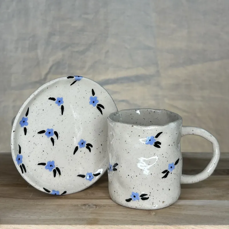 Mon petit café "Fleur bleue"