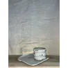 Set petit déjeuner "Fleur bleue"