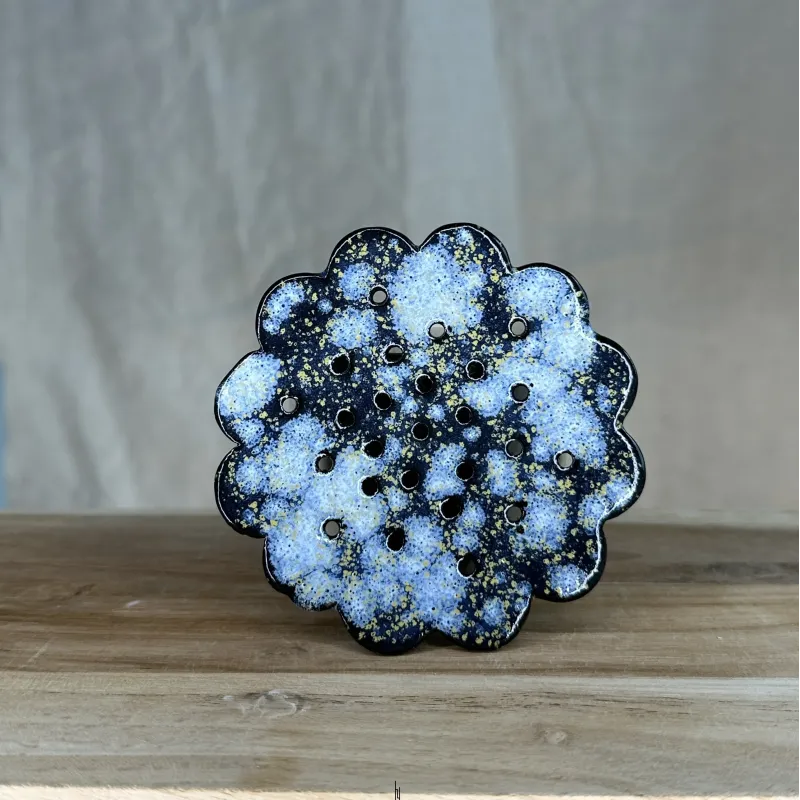 Bobèche "Black cosmos"
