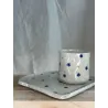 Set petit café "Liberty bleu"