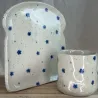 Set petit café "Liberty bleu"