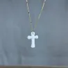 Collier en porcelaine - Croix