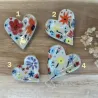 Collection "Au jardin" - Worry stones forme coeur