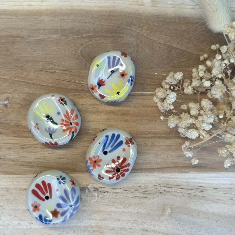 Collection "Au jardin" - Worry stones forme galet