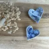 Coeur "Cosmos" - Worry stone velours