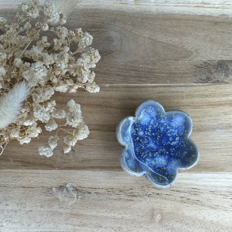 Fleur "Cosmos" - Worry stone velours