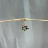 Boucles d'oreilles mini fleurs léopard