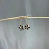 Boucles d'oreilles mini fleurs léopard