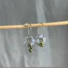 Boucles d’oreilles cosmos - coraux asymétriques