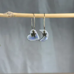 Boucles d’oreilles asymétriques - Cosmos