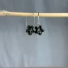 Boucles d’oreilles onyx - Petites étoiles