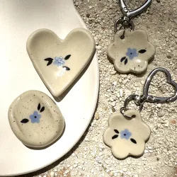 Worry stone porte-clés