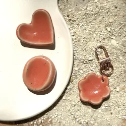 Worry stone porte-clés