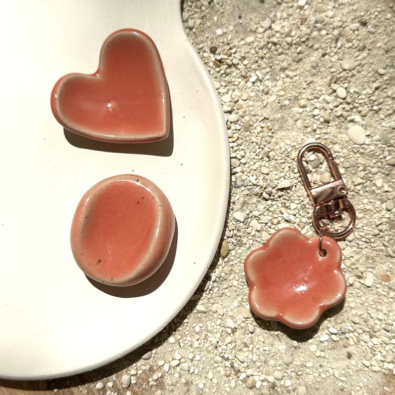 Worry stone porte-clés