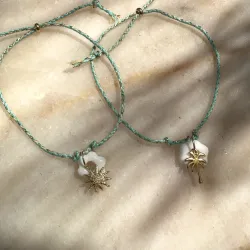 Bracelet ajustable en céramique - vert