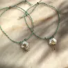 Bracelet ajustable en céramique - vert