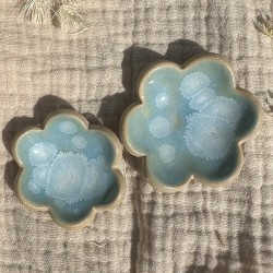 Worry stones - Céladon fleur
