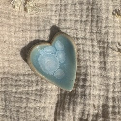 Worry stones - Céladon coeur