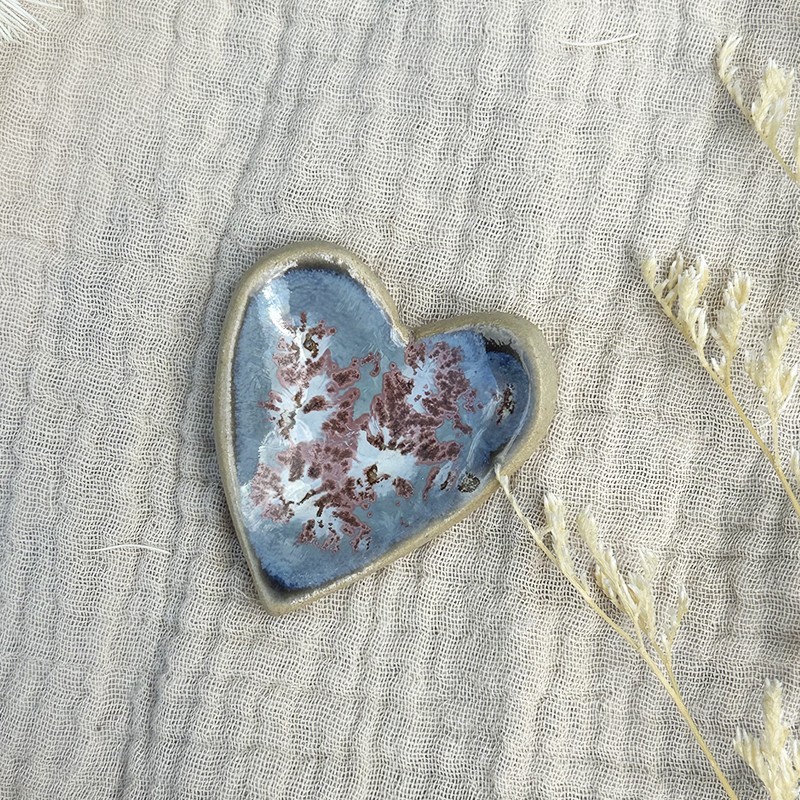 Worry stones - Galaxie coeur