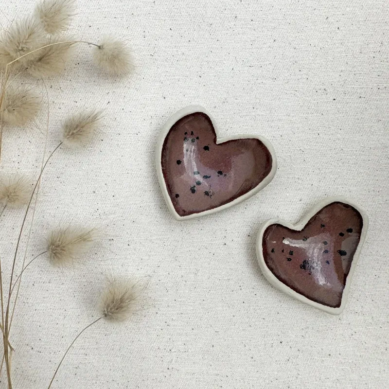 Worry stones - Grenat coeur Worry stones - Grenat coeur