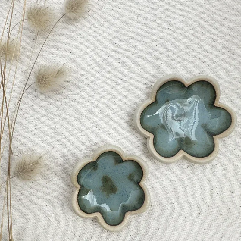 Worry stones - Denim fleur