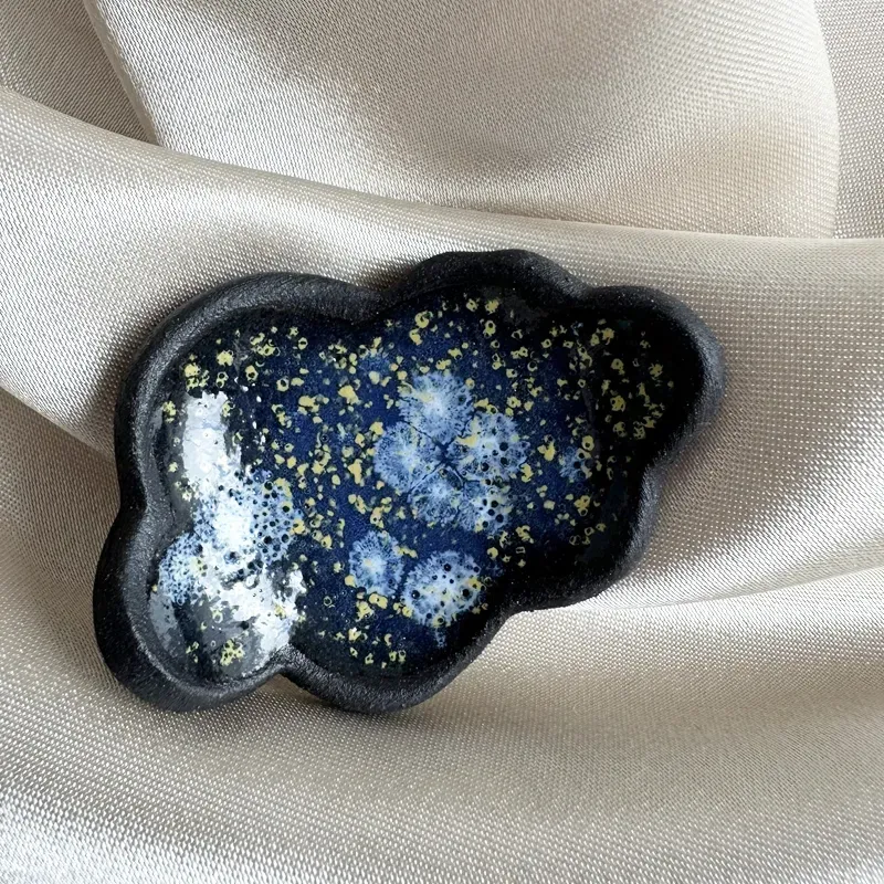 Worry stones noires - Black Cosmos Worry stones noires - Black Cosmos