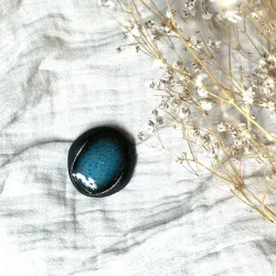 Worry stones noires - collection Abysse