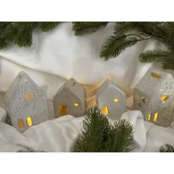 Photophore XL - grès – Artisanat français