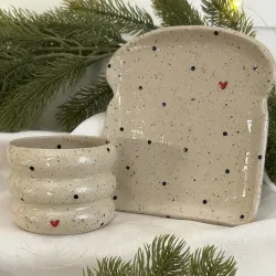 Set petit déjeuner - grès – Artisanat français