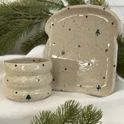 Set petit déjeuner - grès – Artisanat français