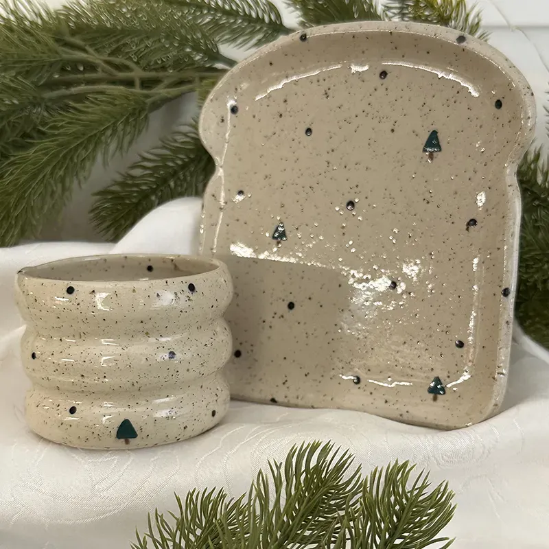 Set petit déjeuner - grès – Artisanat français