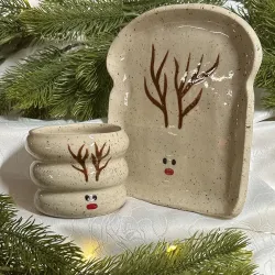 Set petit déjeuner - grès – Artisanat français