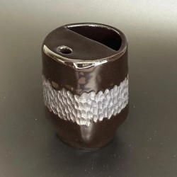 Tasse nomade - grès noir – Artisanat français