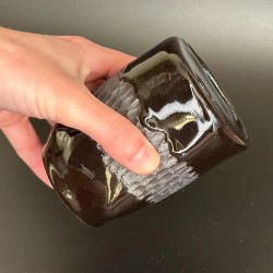 Tasse nomade - grès noir – Artisanat français