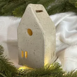 Photophore XL - grès – Artisanat français