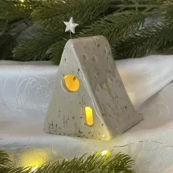 Photophore Tipi - grès – Artisanat français