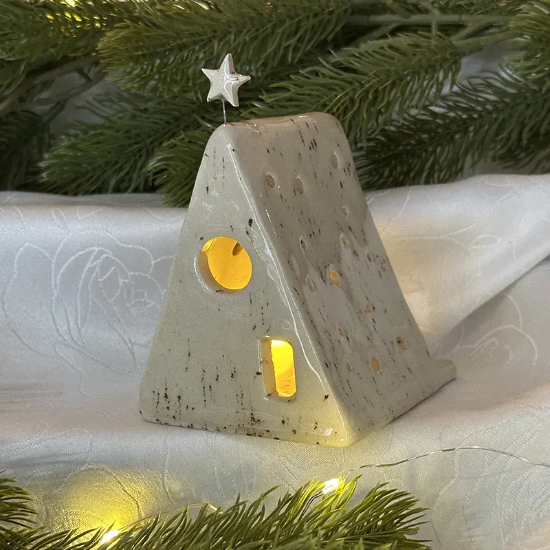 Photophore Tipi - grès – Artisanat français