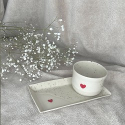 Set petit déjeuner - grès – Artisanat français