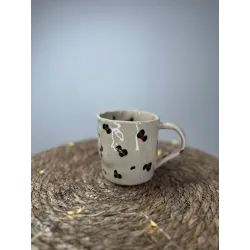 Léopard - Mug fait main – Artisanat français