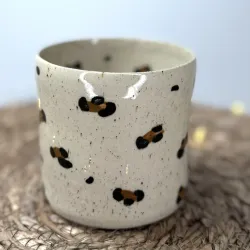 Léopard - Mug fait main – Artisanat français
