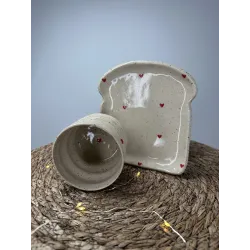 Set petit déjeuner - grès – Artisanat français