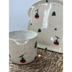 Set petit déjeuner - grès – Artisanat français