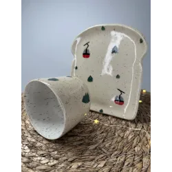 Set petit déjeuner - grès – Artisanat français