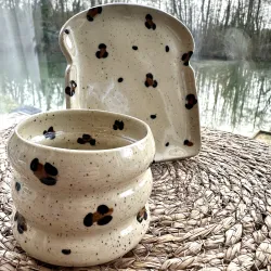 Set petit déjeuner - grès – Artisanat français